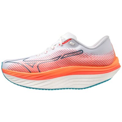 Zapatillas Para Correr Mizuno WAVE Rebellion Pro Hombre - Blancos / Plateados / Rojos - Chile M146A